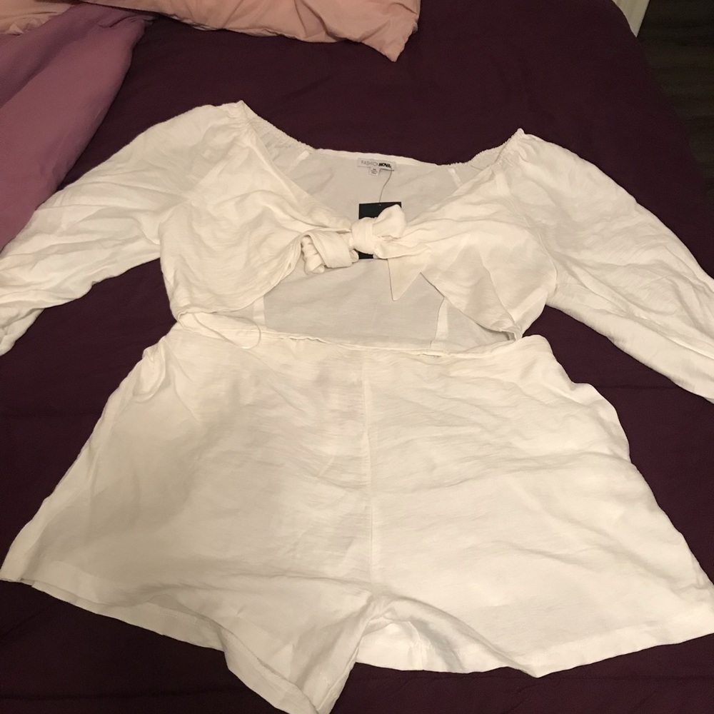 White Two Piece Summer Set